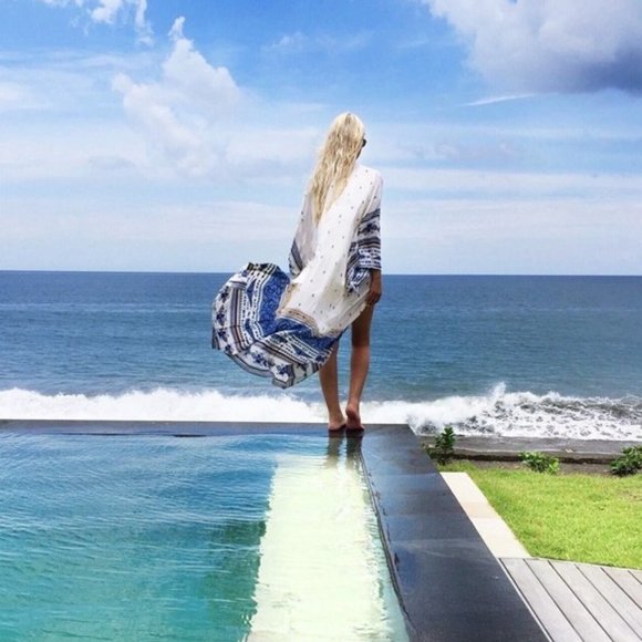 Coverup Boho Beachwear Cover up Boho - Picture 2 of 5